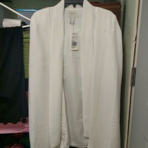 Forever21 White Cape Blazer